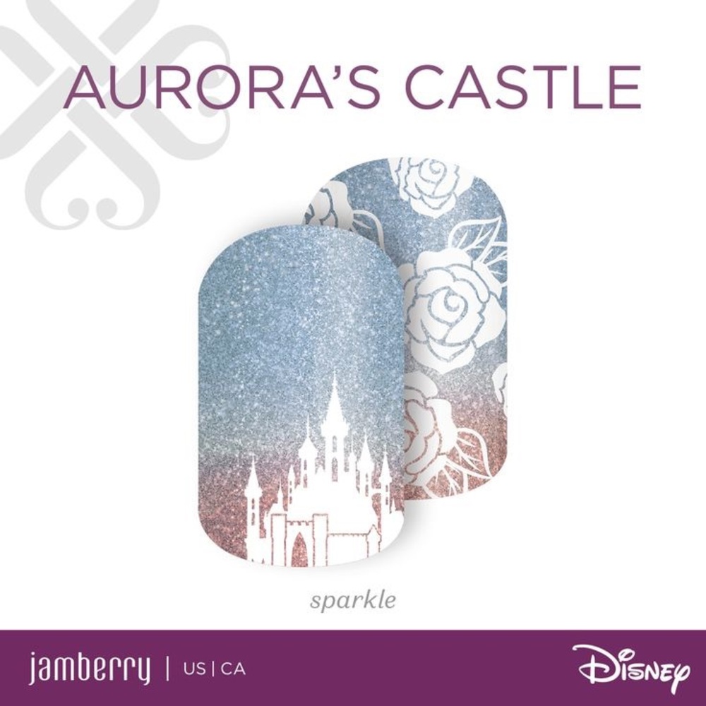 Jamberry Nails - Disney Design - Aurora’s Castle